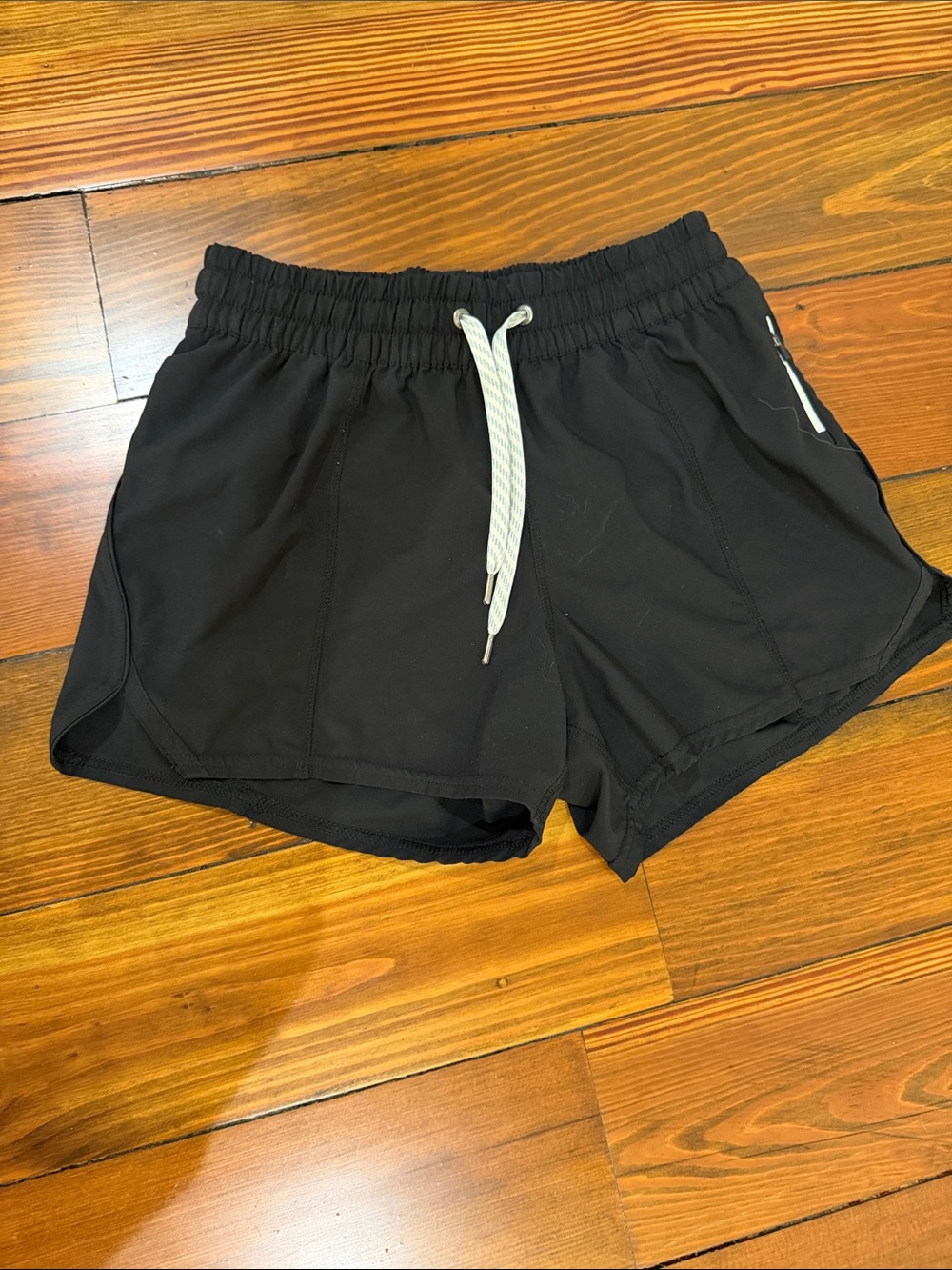 Vuori Black Athletic Drawstring Shorts